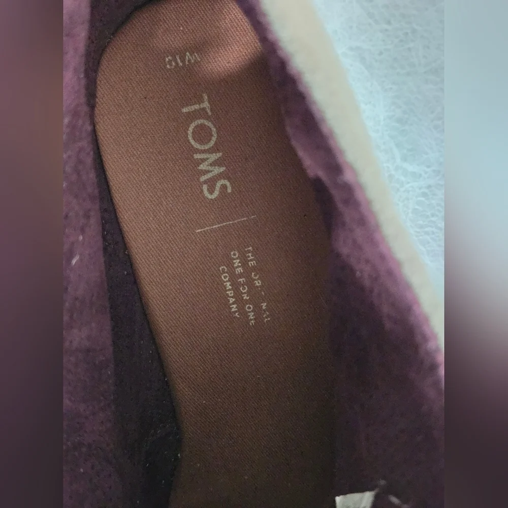 Toms Original One For One Suede Ankle Boots 10 Oatmeal